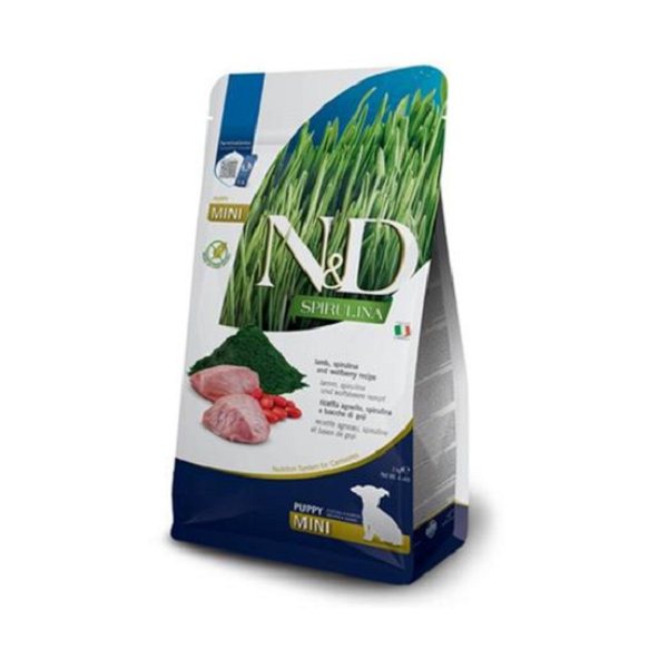 Farmina N&D Dog Spirulina GF puppy mini jehněčí 2 kg