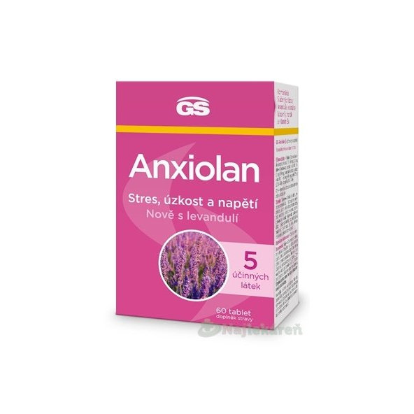 GS Anxiolan s levandulí 60 tablet