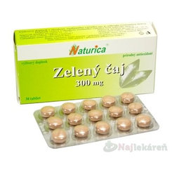 Naturica Zelený čaj 300 mg 30 tablet