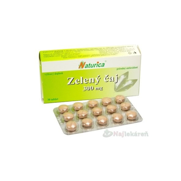 Naturica Zelený čaj 300 mg 30 tablet
