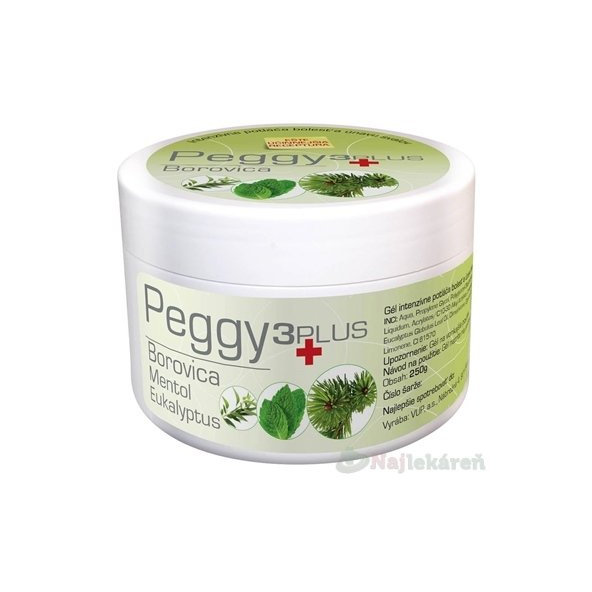 Peggy 3Plus gel s borovicí 250 g
