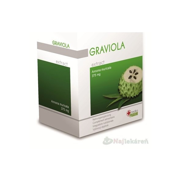 Graviola Annona muricata 60 kapslí