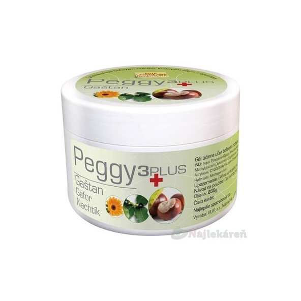 Peggy 3Plus gel s kaštanem 250 g