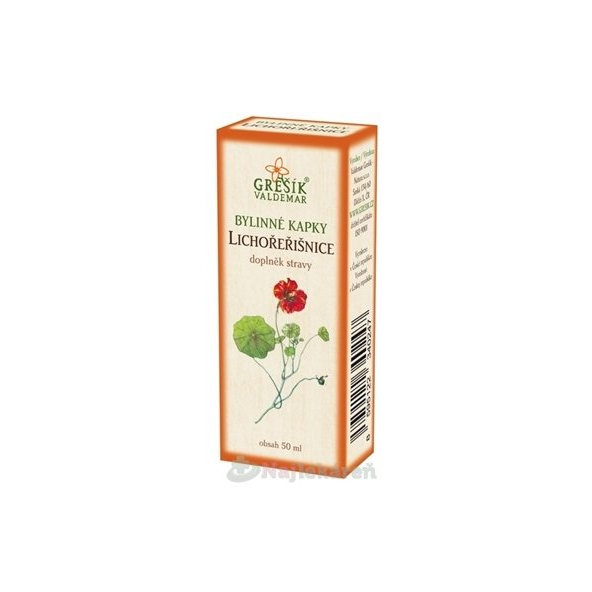 Grešík Lichořeřišnice bylinné kapky 50 ml