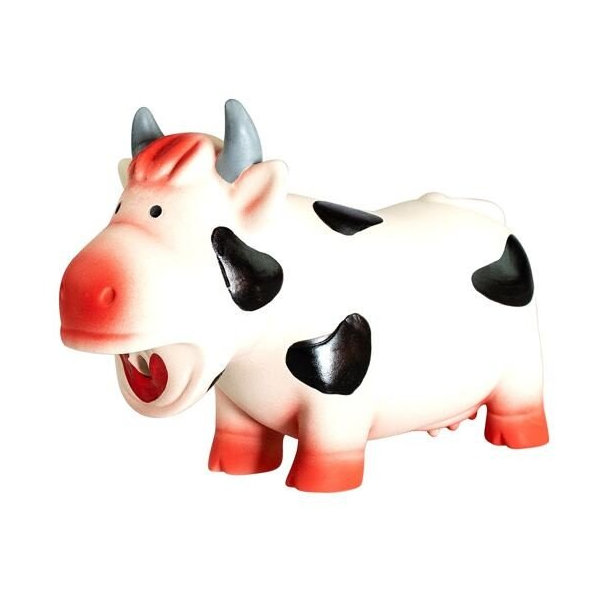Hip Hop Dog kravička se zvukem latex 20 cm