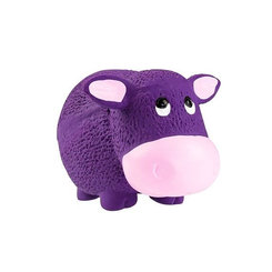 Hip Hop Dog kravička se zvukem latex fialová 9 cm