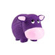 Hip Hop Dog kravička se zvukem latex fialová 9 cm