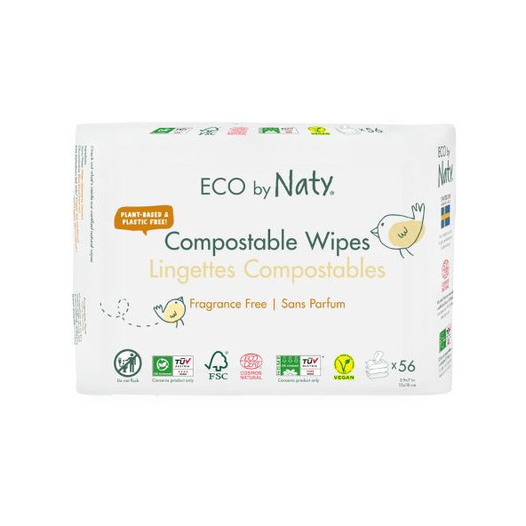 Eco by Naty vlhčené obrúsky detské 3×56 ks