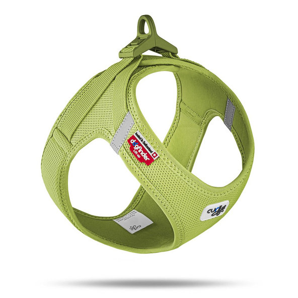 Curli postroj pro psy se sponou Air-Mesh Lime L 8-13 kg