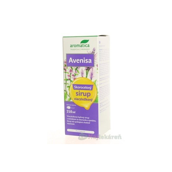 Aromatica Avenisa skorocelový sirup viaczložkový 210 ml