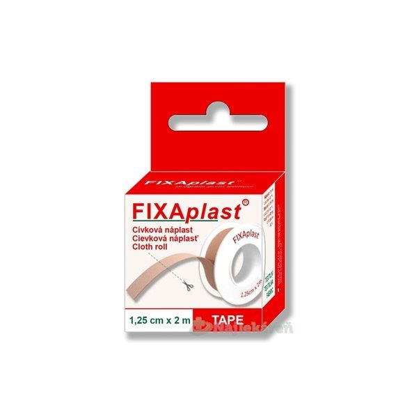FIXAplast cívková textilní náplast 1,25 cm × 2 m 1 ks