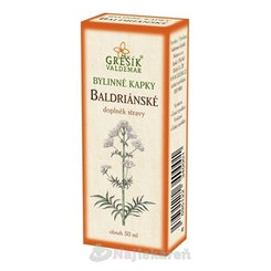 Grešík Baldriánské bylinné kapky 50 ml