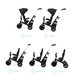 Kinderkraft Select trojkolka Easytwist Black Premium