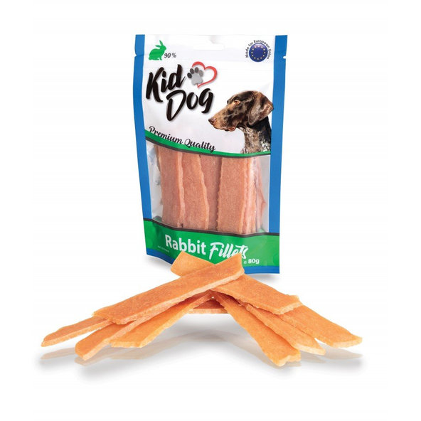 KID DOG králičí filetované maso pro psy 80 g