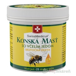 SwissMedicus Koňská mast se včelím jedem 25 bylin 150 ml