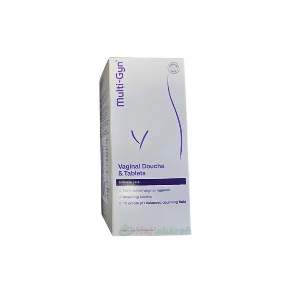 Multi-Gyn Vaginal Douche pomůcka pro výplach pochvy + 10 tablet