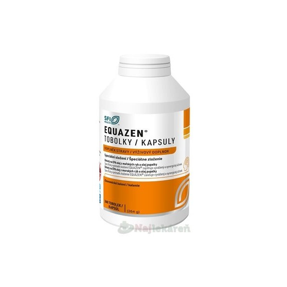 Equazen Omega 3 + Omega 6 360 kapslí