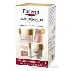 EUCERIN Hyaluron-Filler + Elasticity Rosé SPF 30 2×50 ml