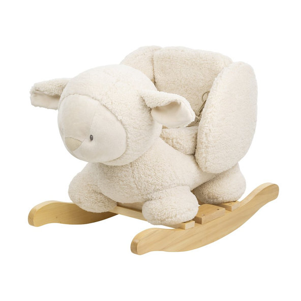 NATTOU Houpačka Teddy plyšová ovečka ecru 10 m+