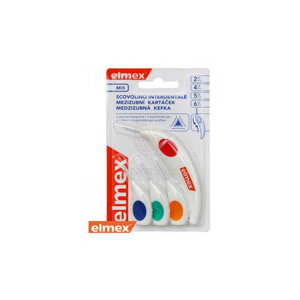 Elmex medzizubní kartáčky MIX 2–4,5–6 mm 4 ks