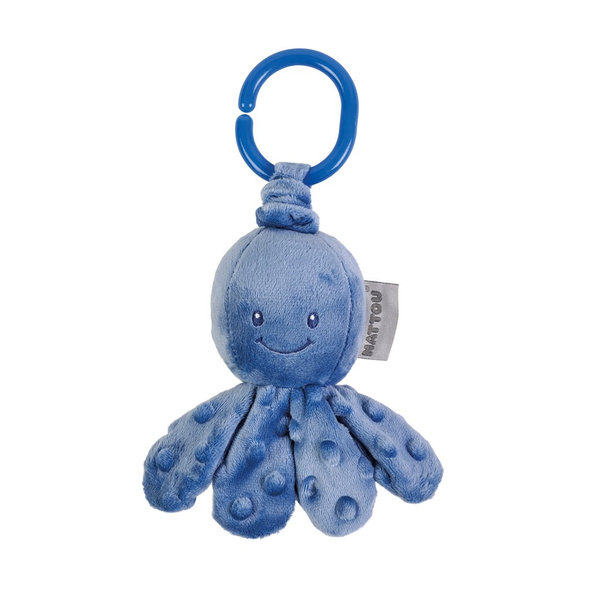 NATTOU Chobotnice vibrační na C kroužku Lapidou dark blue 20 cm