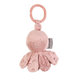 NATTOU Chobotnička vibrační na C kroužku Lapidou dusty pink 20 cm