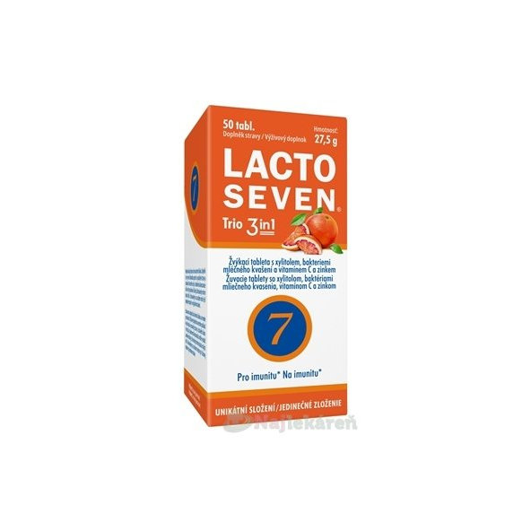 Vitabalans Lacto Seven Trio 3v1 50 tablet