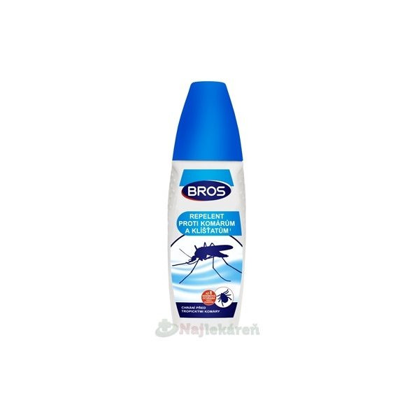BROS repelent proti komárům a klíšťatům 100 ml