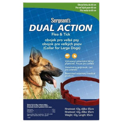 Sergeant's Dual Action obojek proti parazitům pro velké psy 65 cm