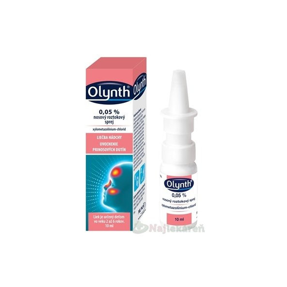 Olynth 0,05 % nosní sprej 10 ml