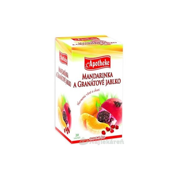 APOTHEKE Premier Selection čaj mandarinka a granátové jablko 20x2 g