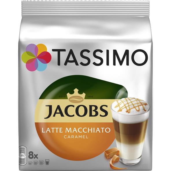 Jacobs Latte Macchiato Caramel Tassimo kapsule 8 ks