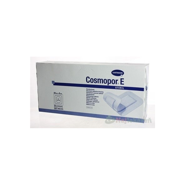 Cosmopor E sterilní náplast s mikromřížkou 20×8cm 25 ks