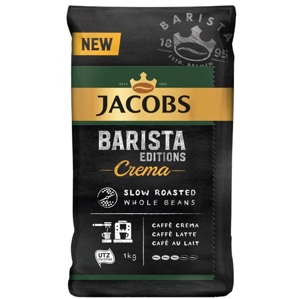 Jacobs Barista Crema zrnková káva 1000 g