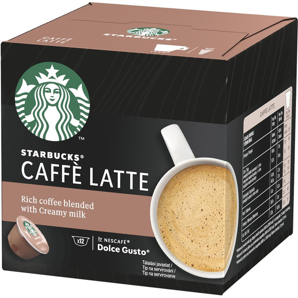 STARBUCKS Dolce Gusto Caffè Latte 12 kapsúl