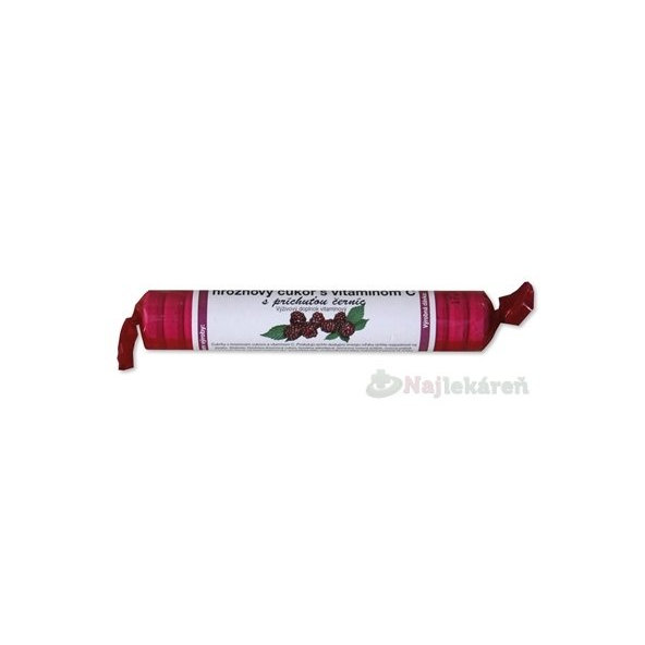 Intact hroznový cukor vitamín C černice 40 g