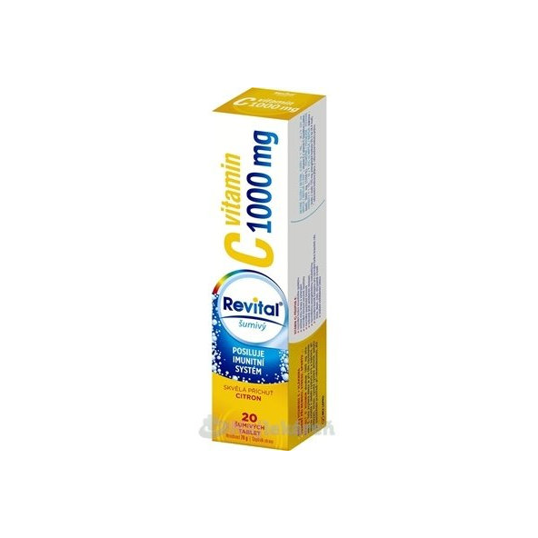 Revital vitamín C 1000 mg 20 šumivých tablet