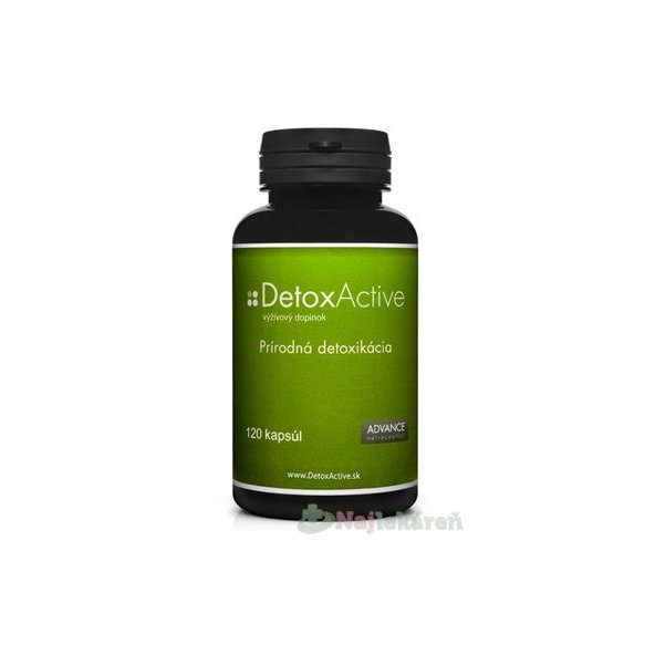 Advance DetoxActive přírodní detoxikace 120 kapslí