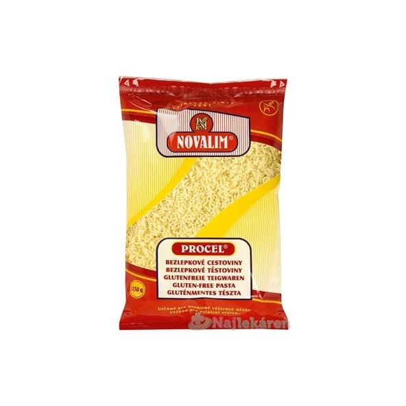 Novalim Procel číslice bezlepkové těstoviny 250 g
