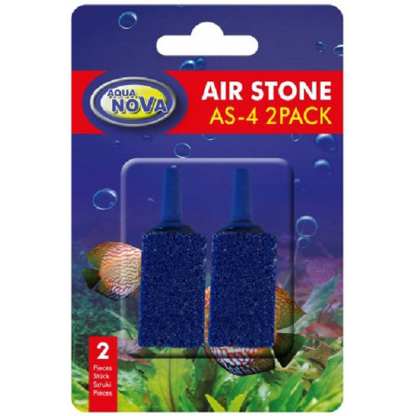 Aqua Nova AS-4 vzduchovací kámen do akvária hranol 15 x 25 mm 2 ks