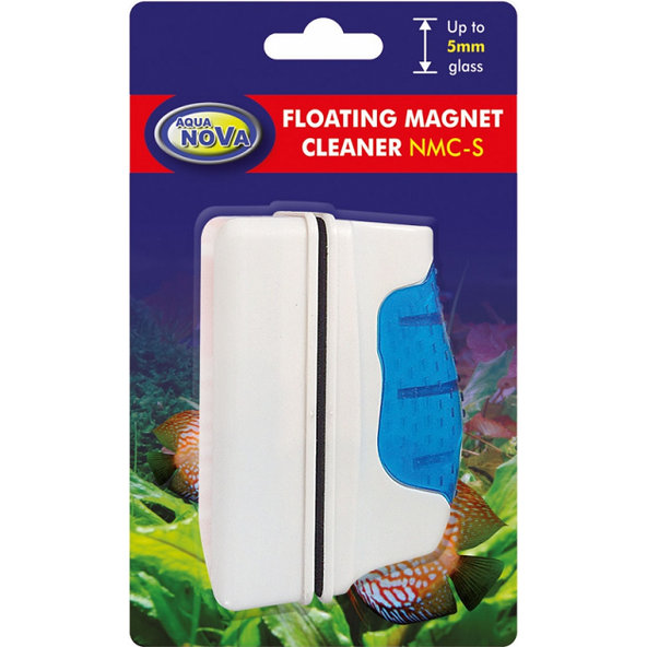 Aqua Nova magnetická stěrka na čištění skla akvária S 7 x 3,5 cm 5 mm