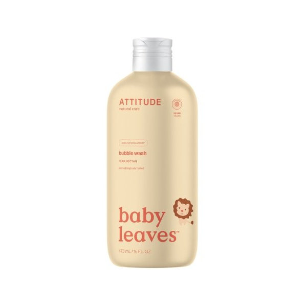 Attitude Baby Leaves dětská pěna do koupele hrušková šťáva 473 ml