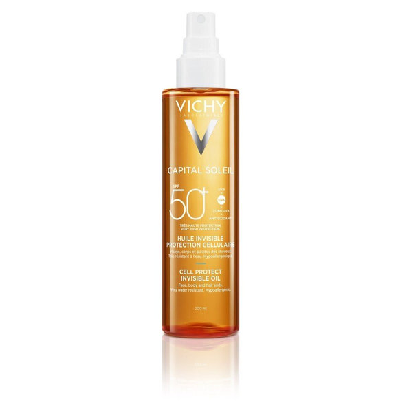VICHY Capital Soleil neviditelný olej SPF50+ 200 ml