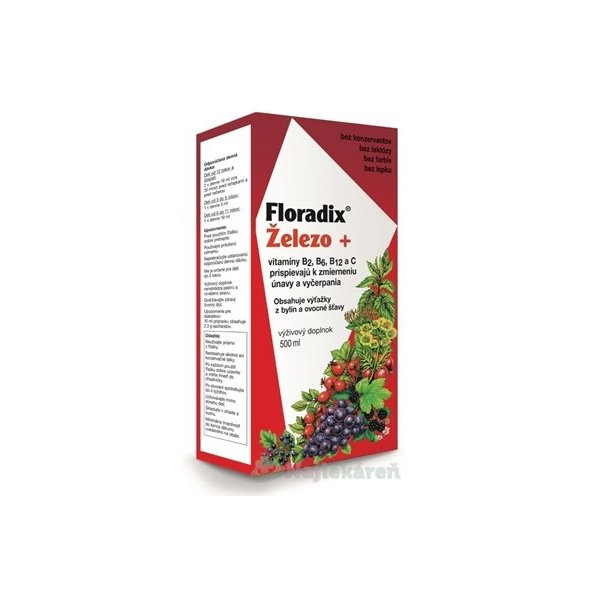 SALUS Floradix Železo+ 500 ml