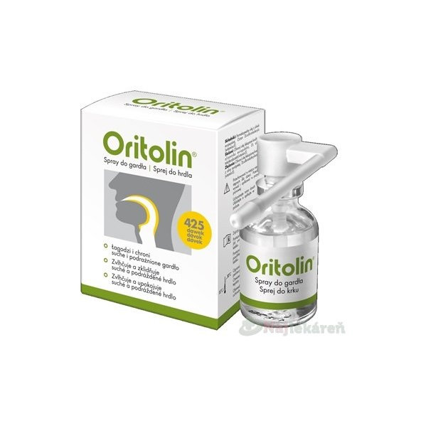 Oritolin sprej do krku při suchosti v hrdle 30 ml