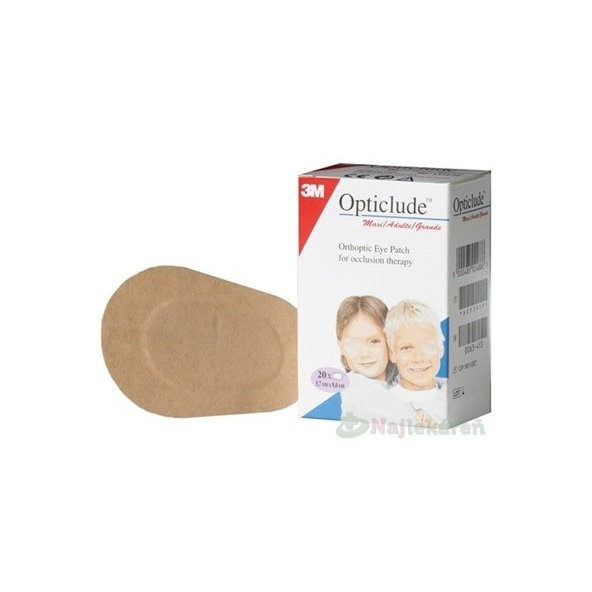 3M Opticlude Standard Maxi oční náplast 20 ks