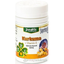 JutaVit Kurkuma + vitamin E 60 kapslí