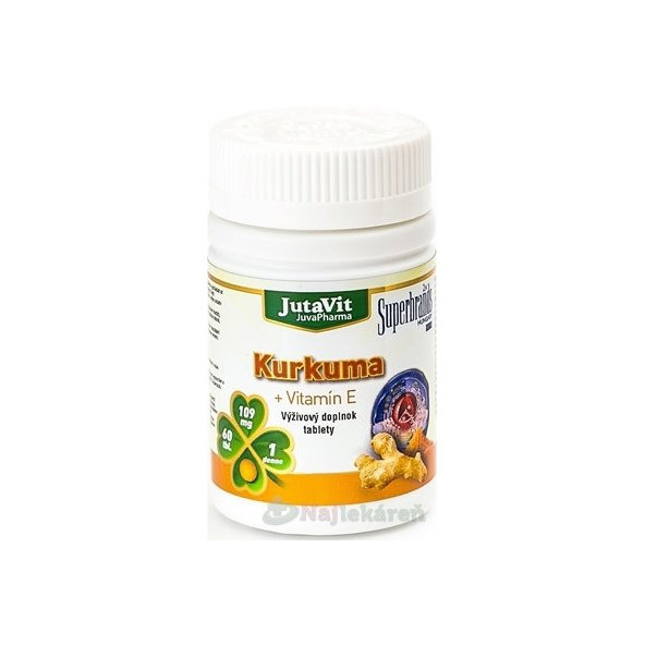 JutaVit Kurkuma + vitamin E 60 kapslí