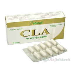 Naturica CLA se zeleným čajem 30 kapslí