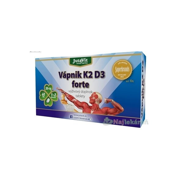 JutaVit Vápník K2 D3 Forte 60 tablet